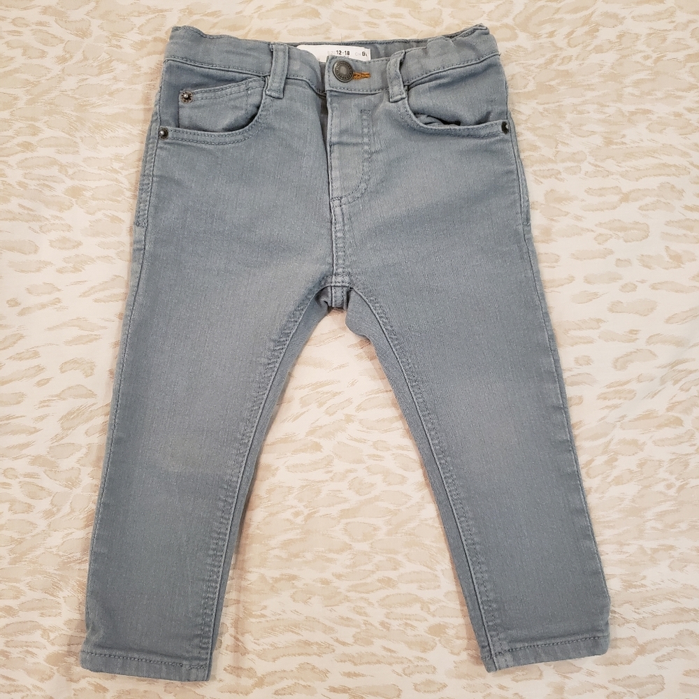 ZARA Blue Skinny Jeans 12-18M